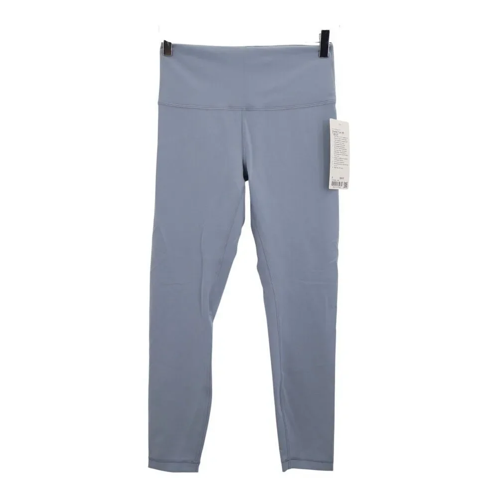 Lululemon Women’s Wunder Train HR Tight 25” Sz 8 Chambray Blue Leggings NWT